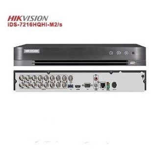 HIKVISION iDS-7216HQHI-M2/S - GRABADOR DVR 16CH ACUSENSE 1080P| 2HDD | H.265 pro +|HDTVI / AHD / CVI / CVBS / IP